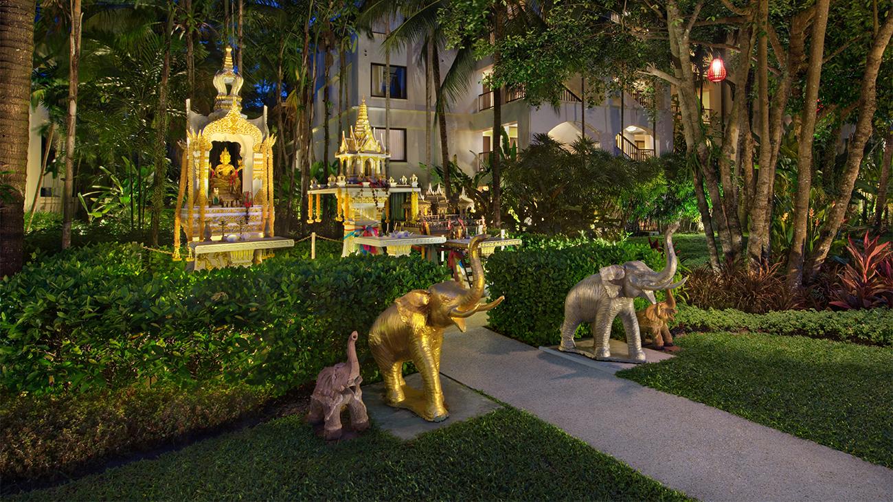 Resort Grounds - Temple